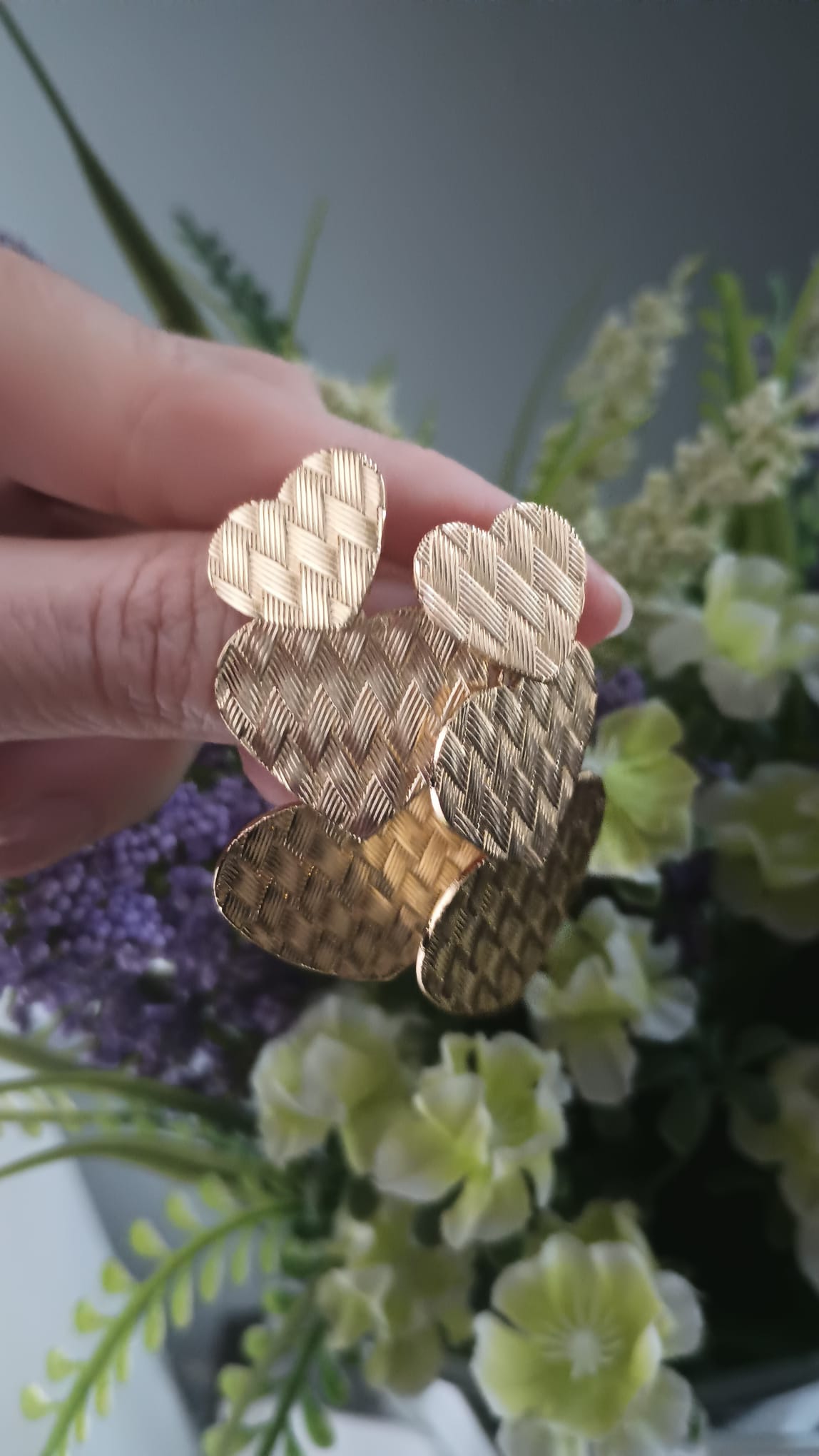 Aretes Gold filled Corazones