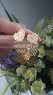 Aretes Gold filled Corazones