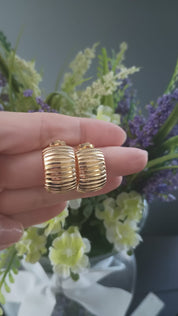 Arete Gold filled Cuadrado