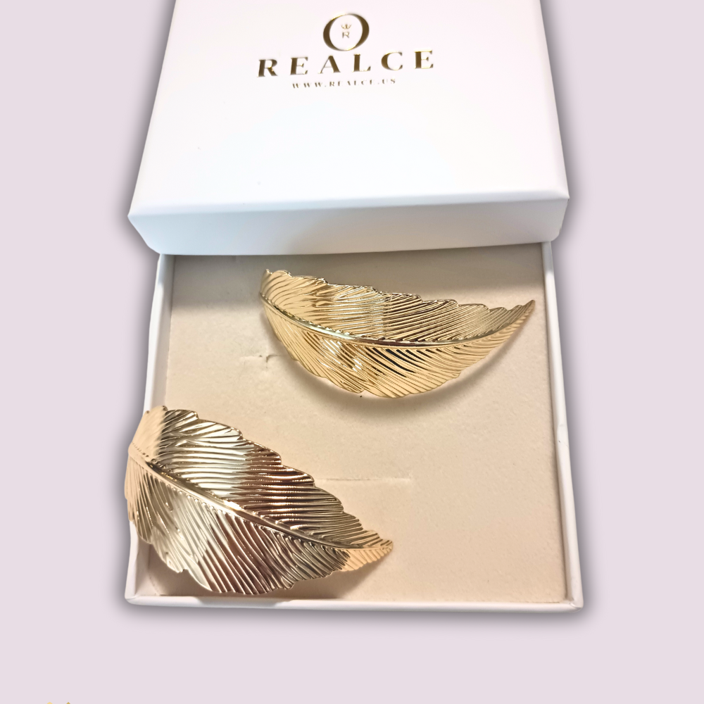 Arete Gold filled Hoja