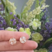 Arete Gold filled Stud Flor