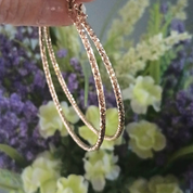 Argolla Gold filled huggie Dorada